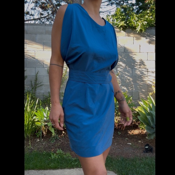 Ark & Co Vibrant Blue Backless Dress - Picture 5 of 6